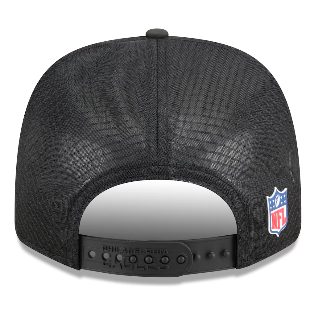 PHILADELPHIA EAGLES 2025 NFL SIDELINE 9SEVENTY STRETCH-SNAP ADJUSTABLE HAT - BLACK
