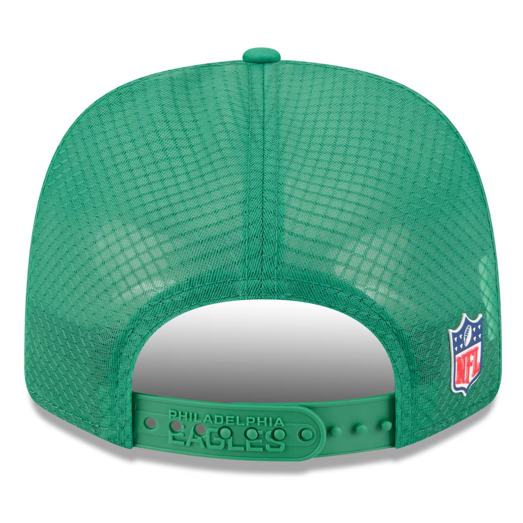 PHILADELPHIA EAGLES 2025 NFL SIDELINE RETRO 9SEVENTY STRETCH-SNAP ADJUSTABLE HAT - KELLY GREEN
