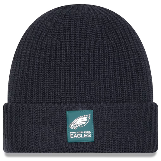 PHILADELPHIA EAGLES 2025 SIDELINE COLD WEATHER CUFFED KNIT - CHARCOAL