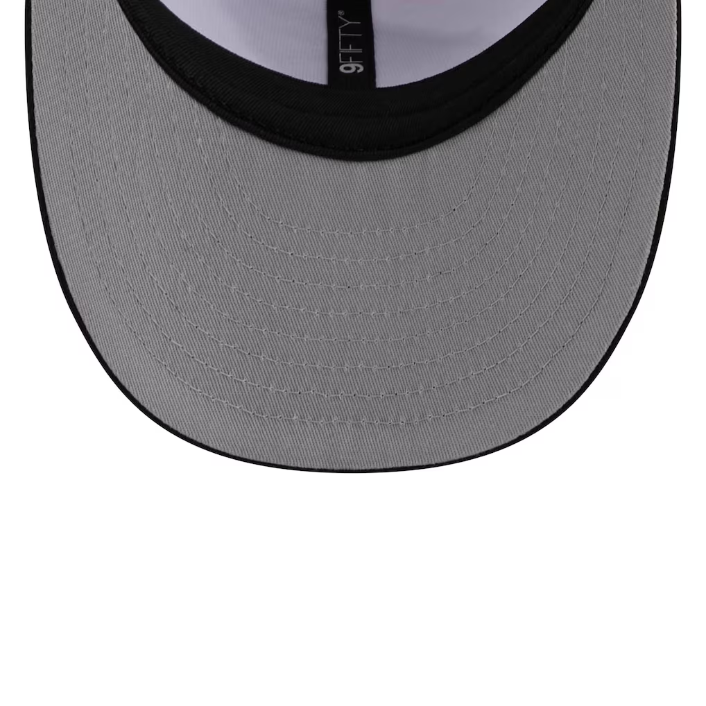 PHILADELPHIA EAGLES 2026 NFL DRAFT 9FIFTY SNAPBACK HAT - WHITE/BLACK