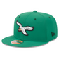 PHILADELPHIA EAGLES 2026 NFL SIDELINE RETRO 59FIFTY FITTED HAT - KELLY GREEN