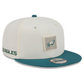 PHILADELPHIA EAGLES 2026 NFL TRAINING CAMP 9FIFTY SNAPBACK HAT - CHROME WHITE/GREEN