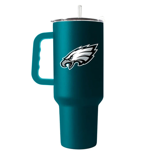 PHILADELPHIA EAGLES 40OZ. FLIPSIDE TRAVEL TUMBLER WITH HANDLE