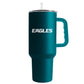 PHILADELPHIA EAGLES 40OZ. FLIPSIDE TRAVEL TUMBLER WITH HANDLE