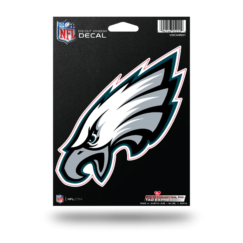 PHILADELPHIA EAGLES 5" X 7" VINYL DIE-CUT DECAL