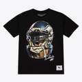 PHILADELPHIA EAGLES BRIAN DAWKINS MEN'S MITCHELL & NESS REAL BIG FACE T-SHIRT - BLACK