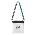 PHILADELPHIA EAGLES CLEAR STADIUM PATTERN STRAP BAG