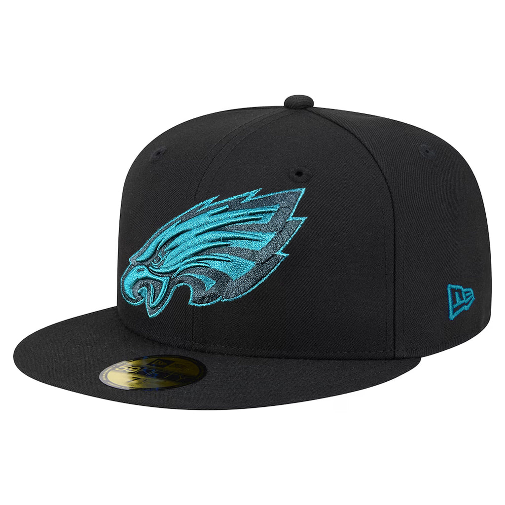 PHILADELPHIA EAGLES COLOR POP 59FIFTY FITTED HAT - BLACK