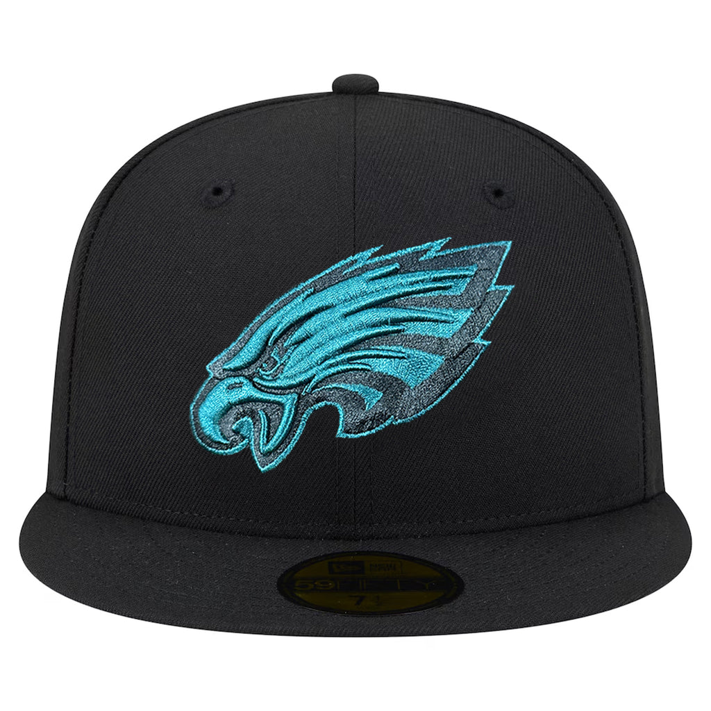 PHILADELPHIA EAGLES COLOR POP 59FIFTY FITTED HAT - BLACK