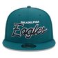 PHILADELPHIA EAGLES EVERGREEN SCRIPT 9FIFTY SNAPBACK HAT - GREEN