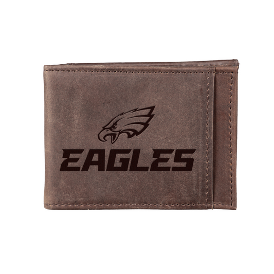 PHILADELPHIA EAGLES FRONT POCKET SLIM CARD HOLDER WITH RFID BLOCKING