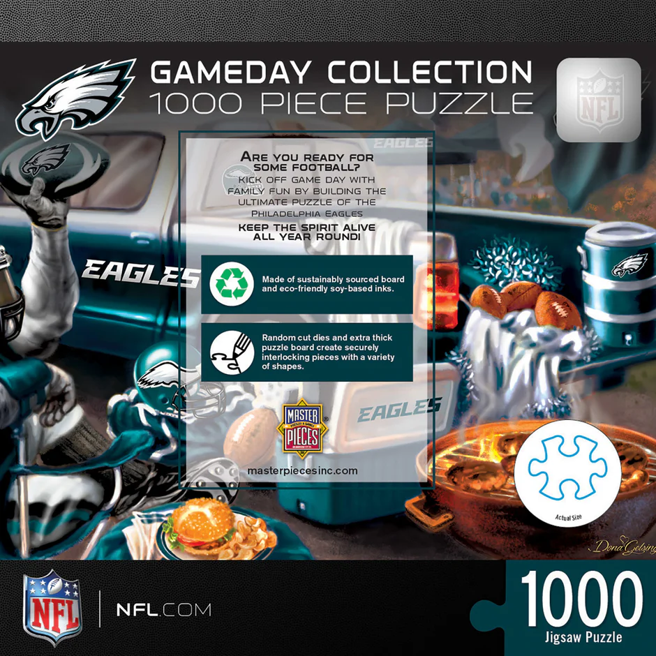 PHILADELPHIA EAGLES GAMEDAY 1000 PIECE JIGSAW PUZZLE