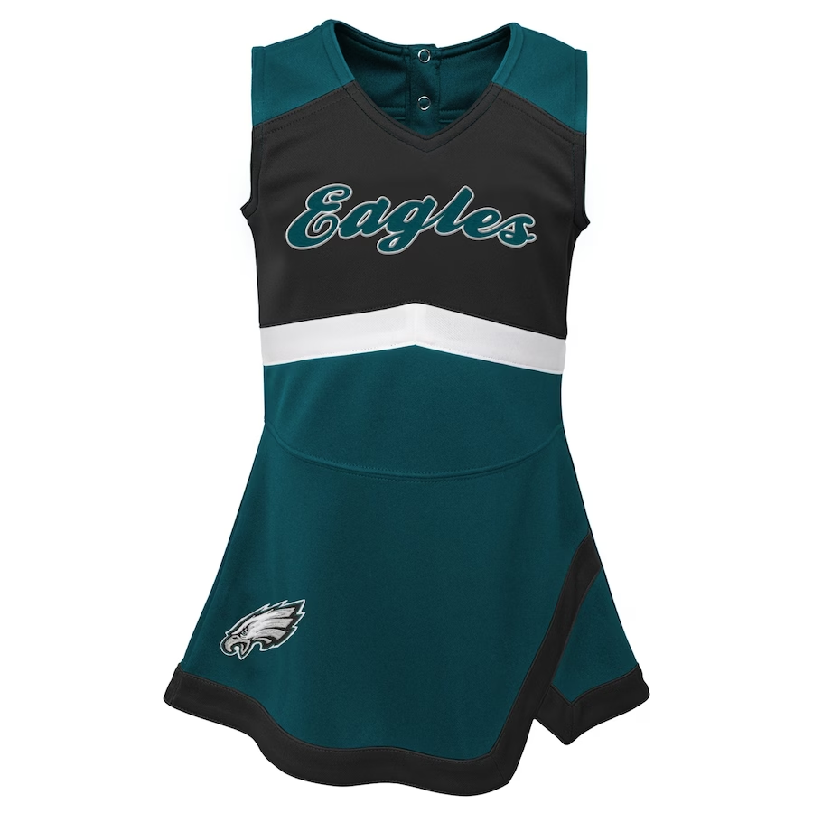 PHILADELPHIA EAGLES GIRLS CHEER CAPTAIN SET WITH BLOOMERS