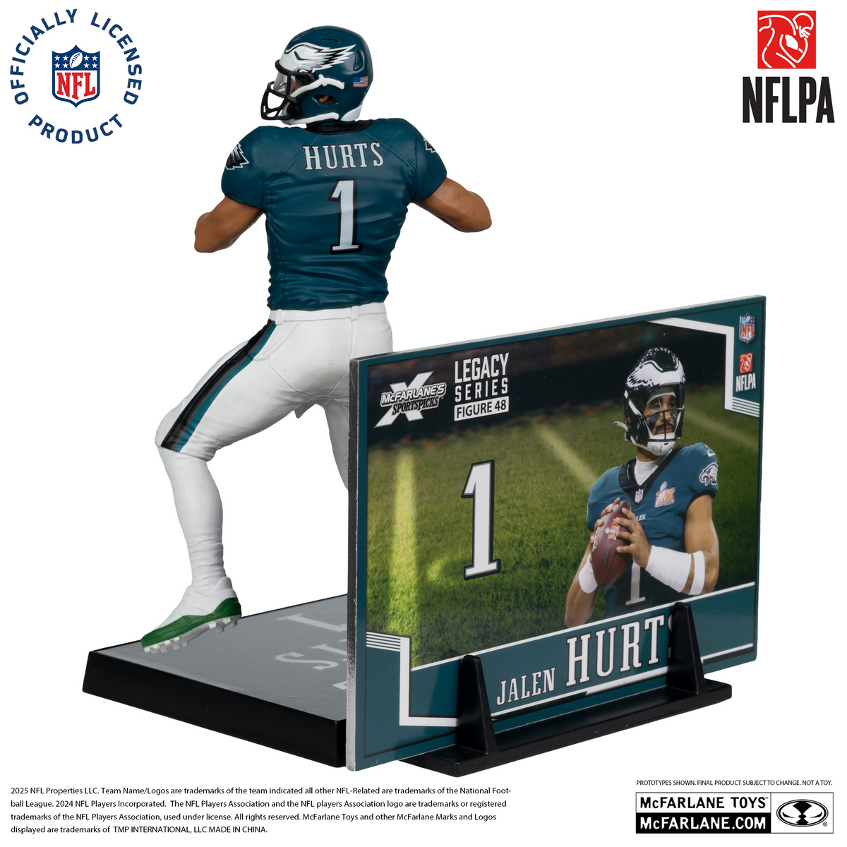 PHILADELPHIA EAGLES JALEN HURTS NFL LEGACY 7" MCFARLANE SPORTS PICK FIGURE