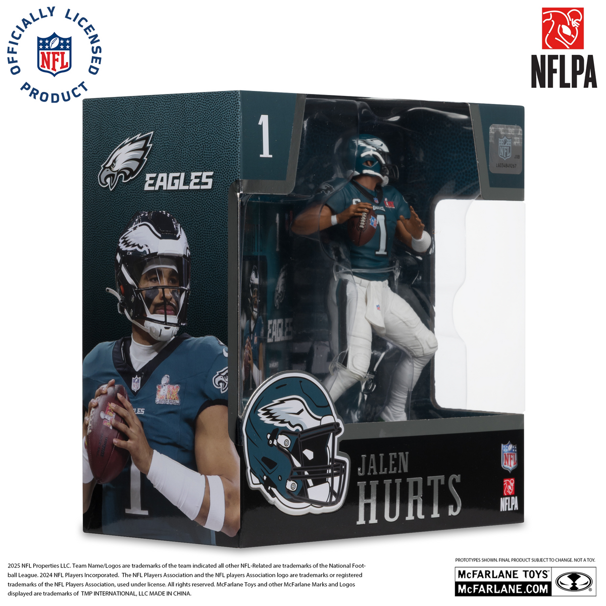 PHILADELPHIA EAGLES JALEN HURTS NFL LEGACY 7" MCFARLANE SPORTS PICK FIGURE