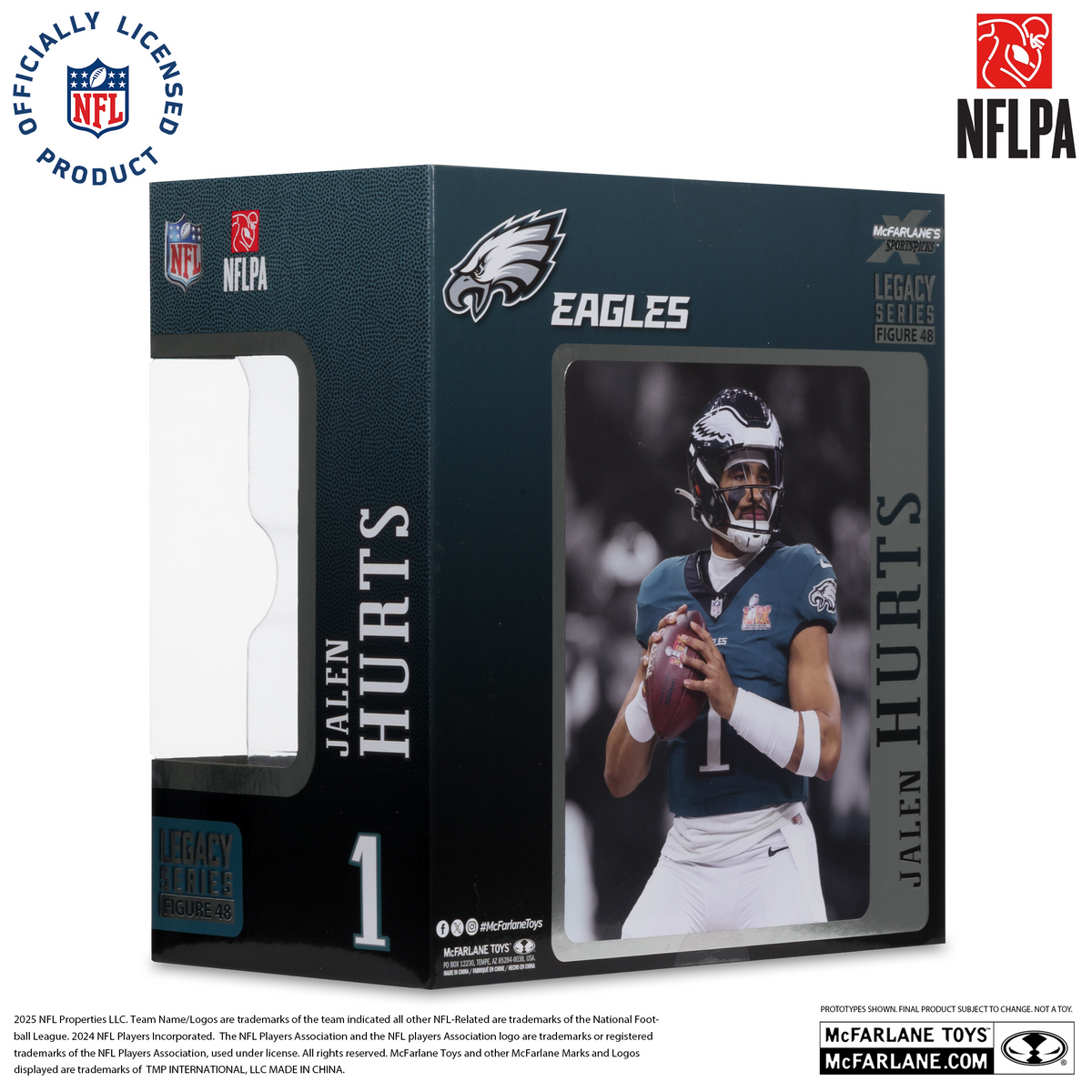 PHILADELPHIA EAGLES JALEN HURTS NFL LEGACY 7" MCFARLANE SPORTS PICK FIGURE