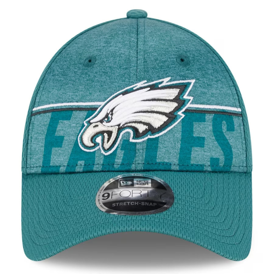 PHILADELPHIA EAGLES KIDS 2023 TRAINING CAMP 9FORTY STRETCH-SNAP GORRO