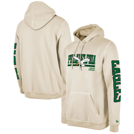 PHILADELPHIA EAGLES MEN'S 2023 HISTORIC SIDELINE HOODED SWEATSHIRT