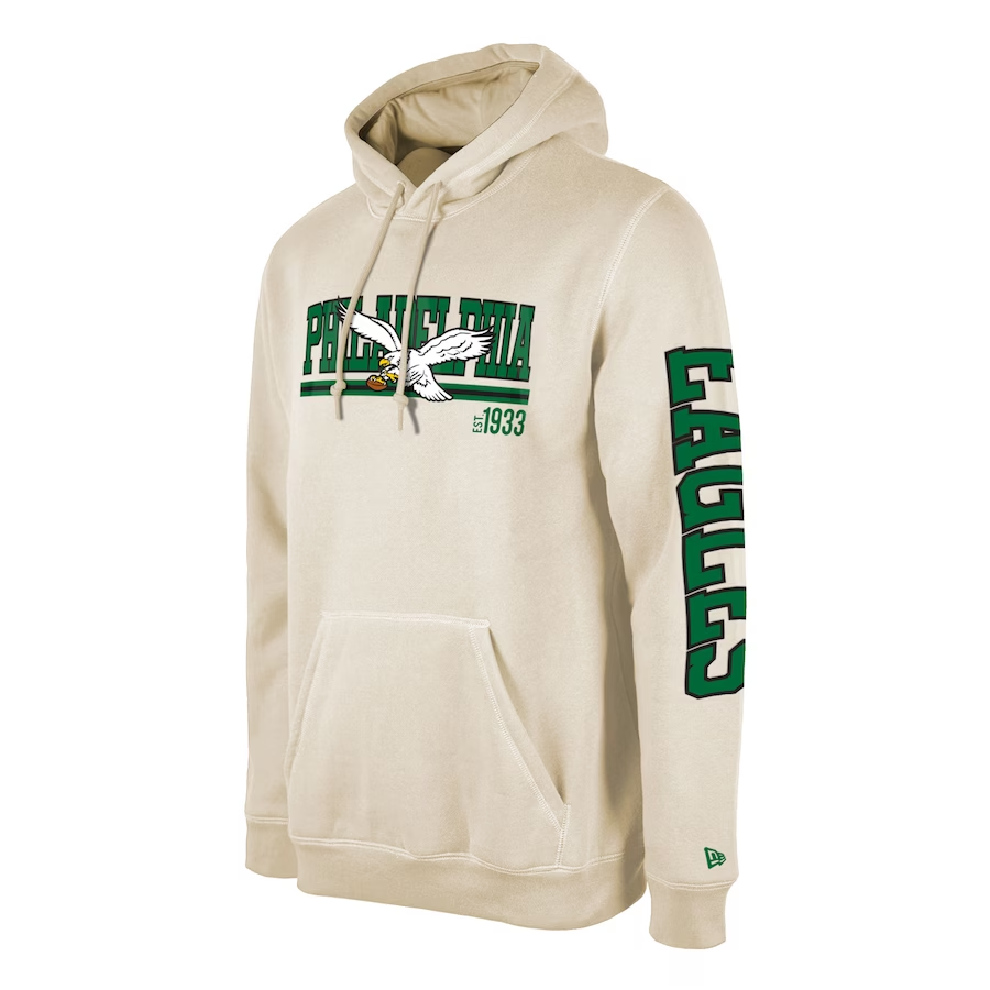 PHILADELPHIA EAGLES MEN'S 2023 HISTORIC SIDELINE HOODED SWEATSHIRT