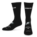 PHILADELPHIA EAGLES MEN'S FOR BARE FEET ESTABLISHED SOCK - BLACK