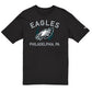 PHILADELPHIA EAGLES MEN'S NEW ERA 2025 NFL DRAFT T-SHIRT - BLACK