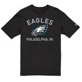 PHILADELPHIA EAGLES MEN'S NEW ERA 2025 NFL DRAFT T-SHIRT - BLACK