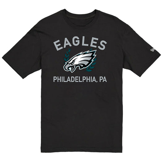 PHILADELPHIA EAGLES MEN'S NEW ERA 2025 NFL DRAFT T-SHIRT - BLACK