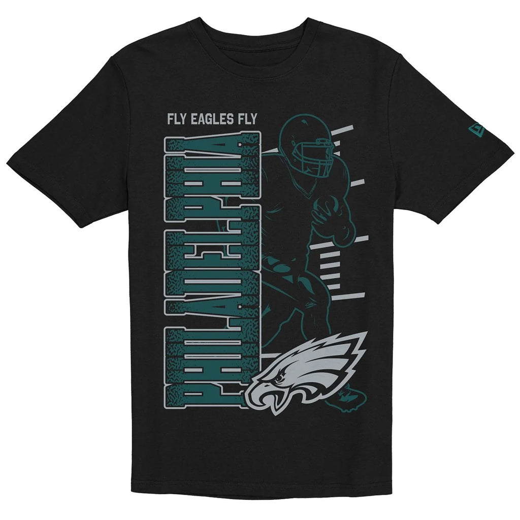 PHILADELPHIA EAGLES MEN'S NEW ERA 2026 NFL TRAINING CAMP T-SHIRT - BLACK