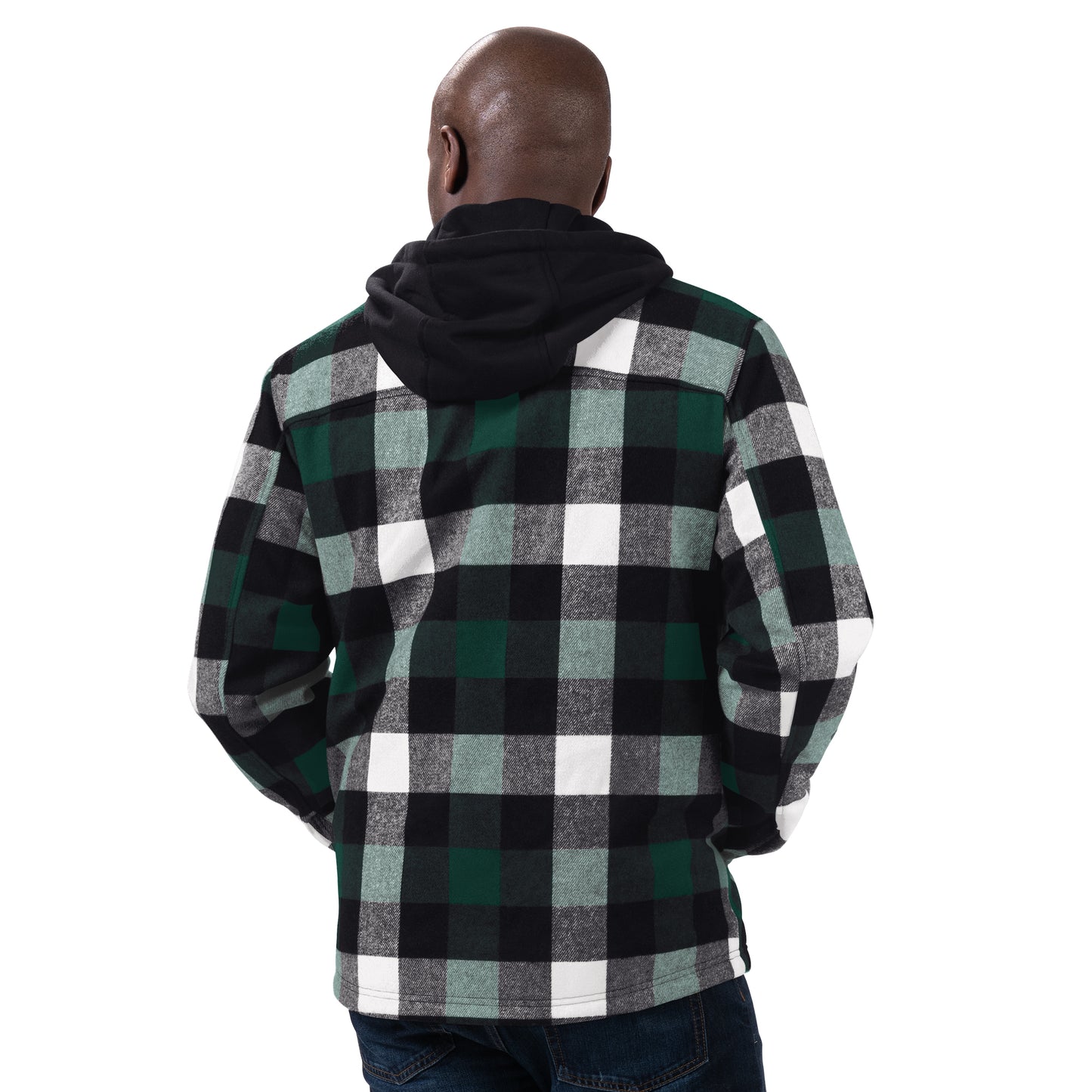 PHILADELPHIA EAGLES MEN'S PLAID FULL-ZIP HOODIE JACKET