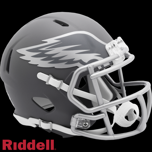 PHILADELPHIA EAGLES RIDDELL MINI SPEED HELMET - SLATE