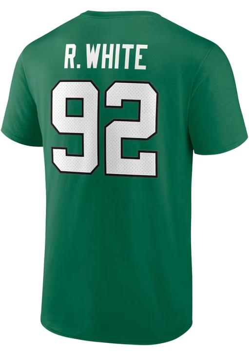 PHILADELPHIA EAGLES REGGIE WHITE MEN'S RETIRED NAME AND NUMBER T-SHIRT