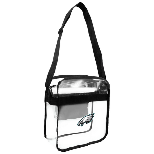 PHILADELPHIA EAGLES STADIUM-APPROVED  CLEAR CARRYALL CROSSBODY BAG