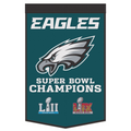 PHILADELPHIA EAGLES SUPER BOWL LIX CHAMPIONS 24" X 38" WOOL BANNER