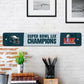 PHILADELPHIA EAGLES SUPER BOWL LIX CHAMPIONS 4"X 24" STREET SIGN