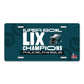 PHILADELPHIA EAGLES SUPER BOWL LIX CHAMPIONS METAL LICENSE TAG PLATE