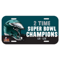 PHILADELPHIA EAGLES SUPER BOWL LIX CHAMPS LICENSE PLATE