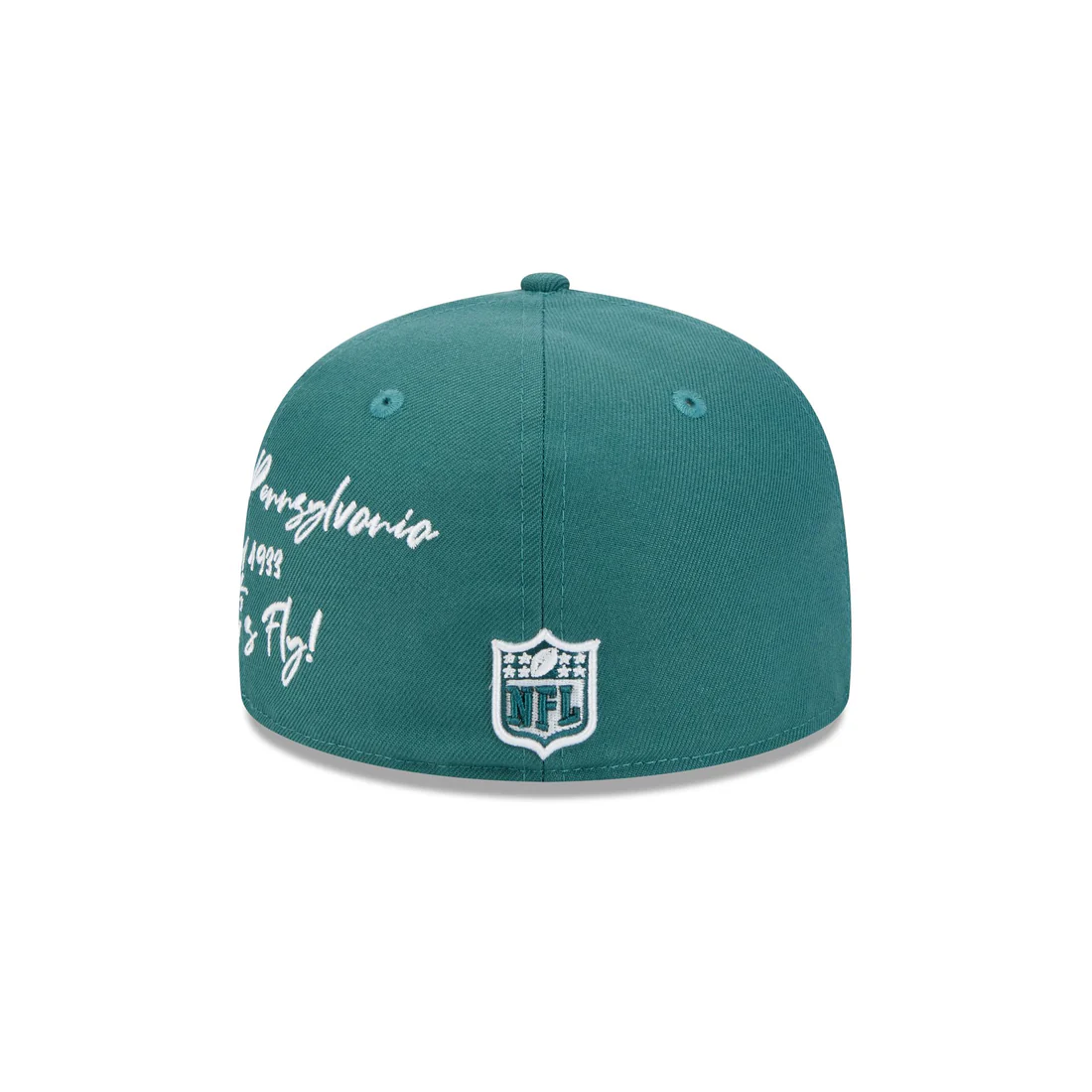 PHILADELPHIA EAGLES TEAM VERBIAGE 59FIFTY FITTED HAT - GREEN