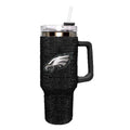 PHILADELPHIA EAGLES THE MEMORY COMPANY 40 OZ BLING COLOSSAL TUMBLER - BLACK