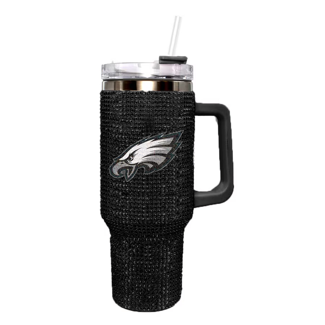 PHILADELPHIA EAGLES THE MEMORY COMPANY 40 OZ BLING COLOSSAL TUMBLER - BLACK