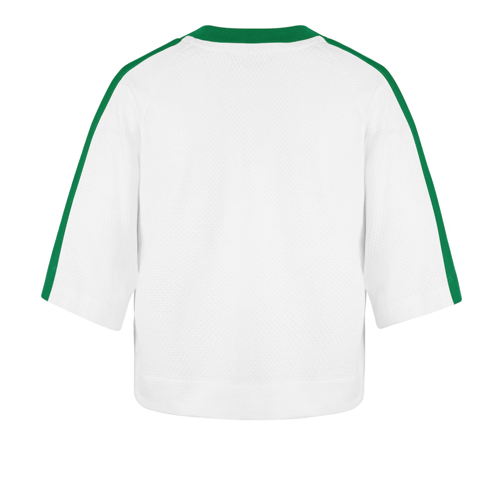 PHILADELPHIA EAGLES WOMEN'S '47 BRAND BIG OVERARCH DROP NEEDLE RAGLAN JERSEY - WHITE