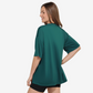 PHILADELPHIA EAGLES WOMEN'S FOCO RHINESTONE LOGO OVERSIZED T-SHIRT - GREEN