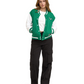 PHILADELPHIA EAGLES WOMEN'S THROWBACK FLEECE LETTERMAN JACKET