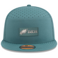 PHILADELPHIA EAGLES YOUTH 2025 NFL SIDELINE 9FIFTY SPLIT SNAPBACK HAT - GREEN