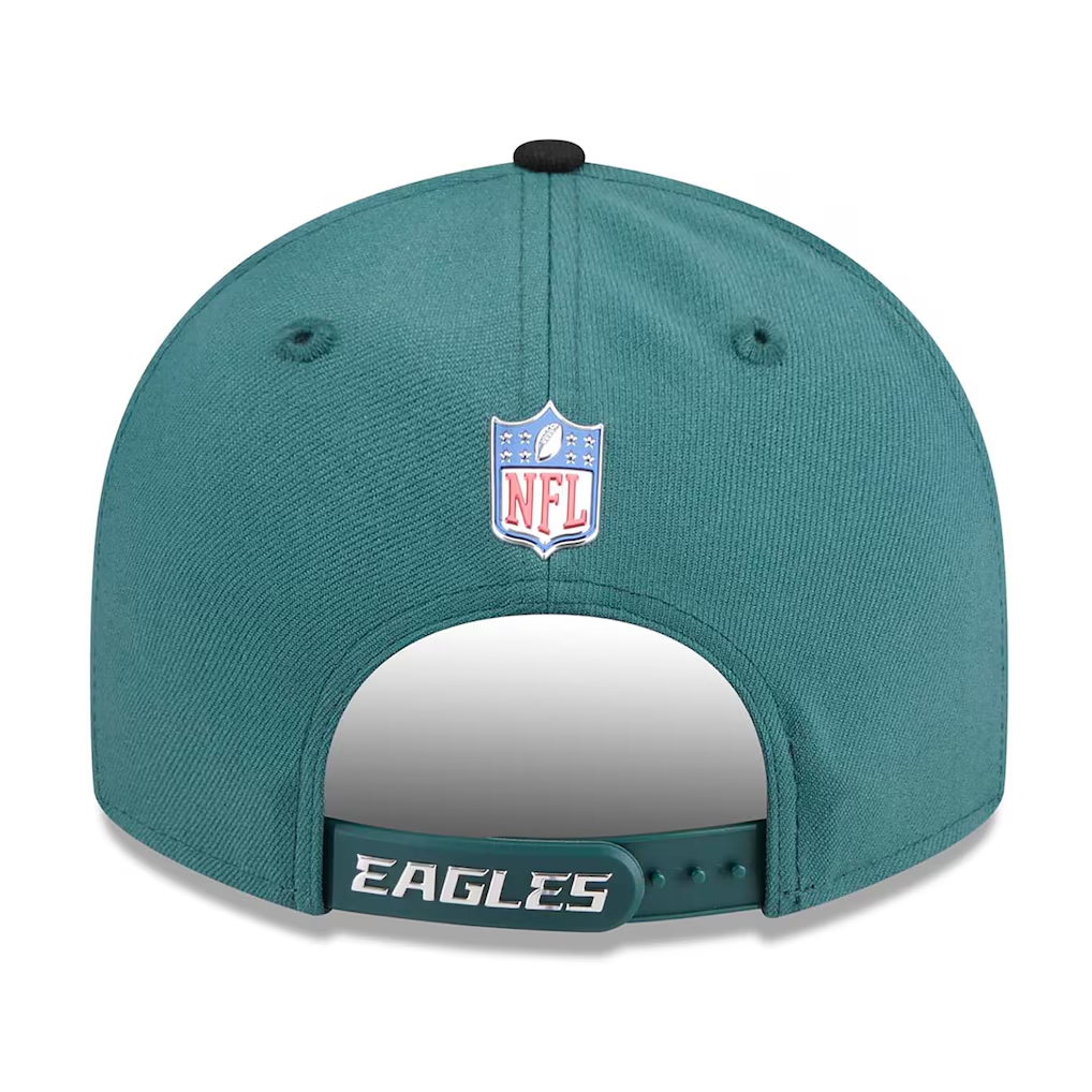 PHILADELPHIA EAGLES YOUTH 2026 NFL DRAFT 9FIFTY SNAPBACK HAT - GREEN/BLACK