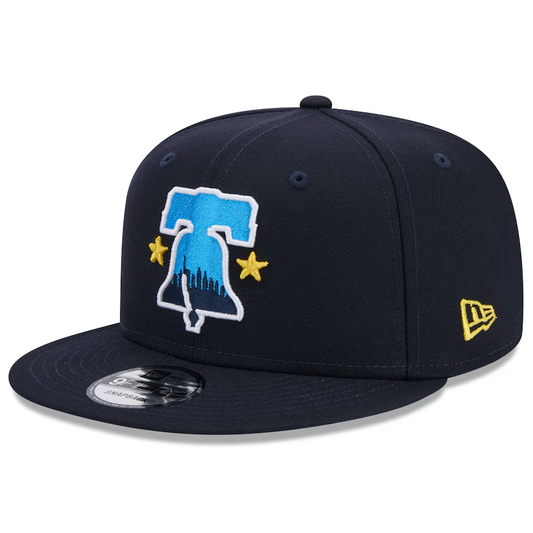 PHILADELPHIA PHILLIES 2024 MLB CITY CONNECT 9FIFTY SNAPBACK HAT - NAVY
