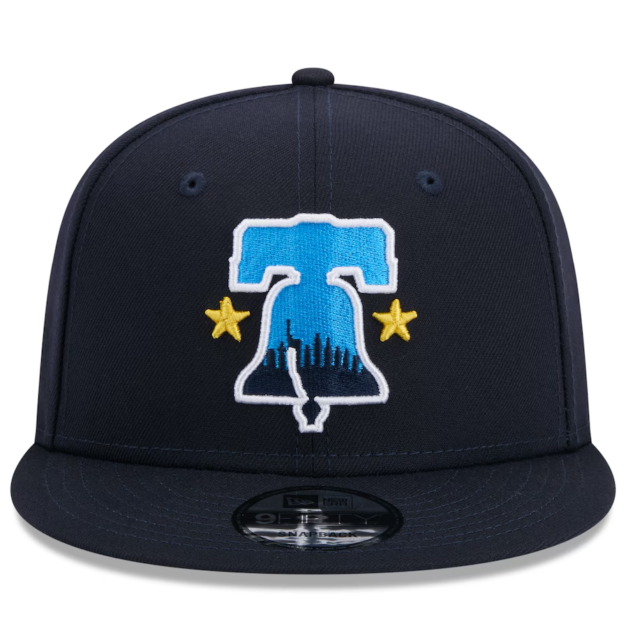 PHILADELPHIA PHILLIES 2024 MLB CITY CONNECT 9FIFTY SNAPBACK HAT - NAVY