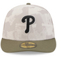PHILADELPHIA PHILLIES 2025 MLB ARMED FORCES 59FIFTY FITTED HAT - STONE/OLIVE