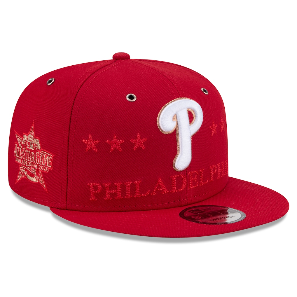PHILADELPHIA PHILLIES 2026 MLB ALL-STAR GAME 9FIFTY SNAPBACK HAT - RED