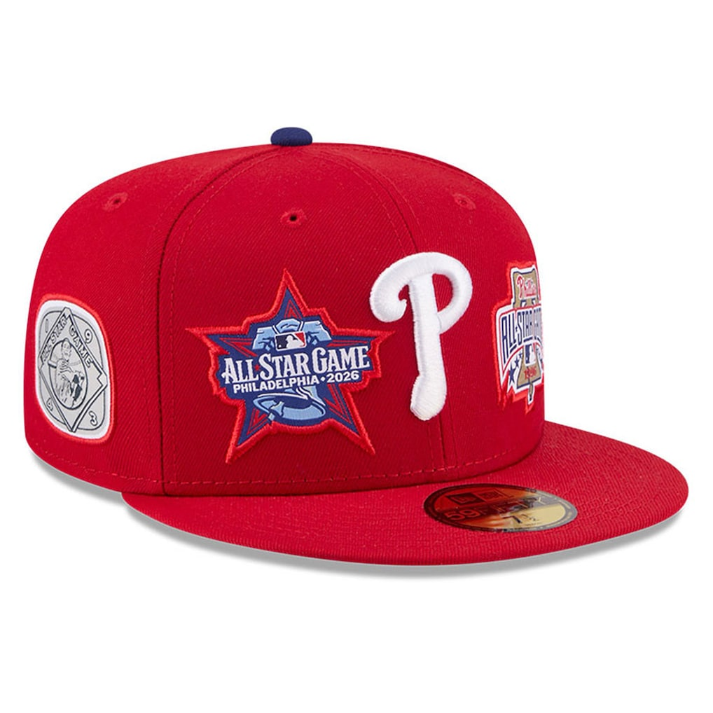 PHILADELPHIA PHILLIES 2026 MLB ALL-STAR GAME FAN PACK 59FIFTY FITTED HAT - RED