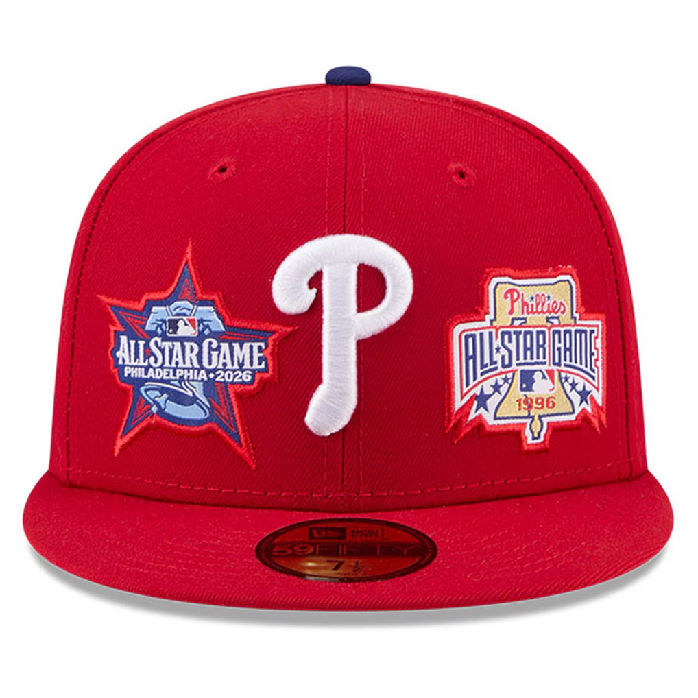 PHILADELPHIA PHILLIES 2026 MLB ALL-STAR GAME FAN PACK 59FIFTY FITTED HAT - RED